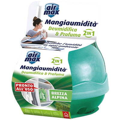 Kit Mangiaumidità Deo Mini Brezza Alpina 40g