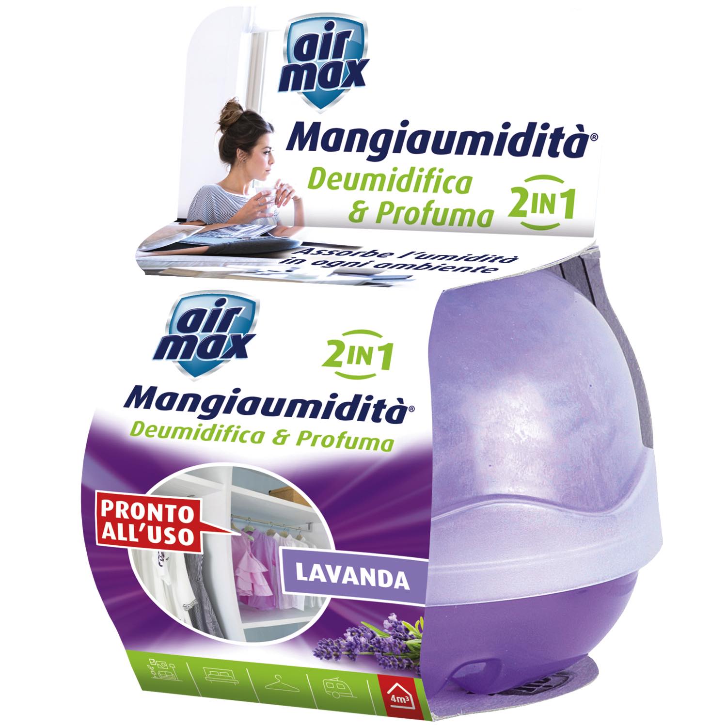 Kit Mangiaumidità Deo Mini Lavanda 40g